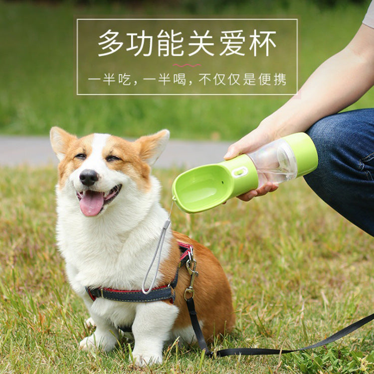 New multifunctional pet cups pet food utensils dog hanging cups portable drinking fountains