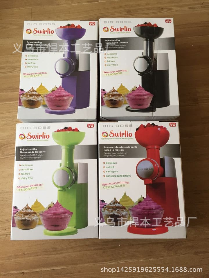 Big Boss Swirlio home fruit ice cream machine homemade ice cream machine spot manufacturer