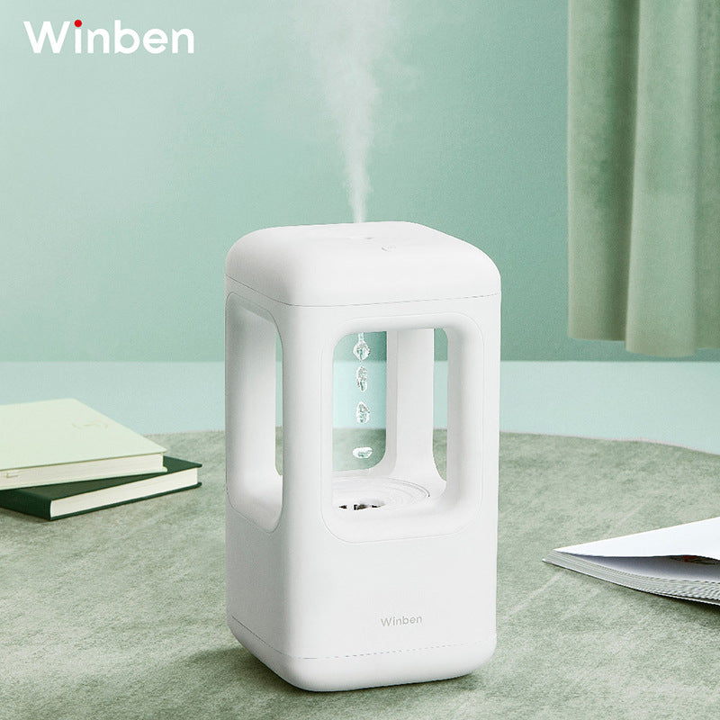 Winben Weiben anti-gravity water droplet humidifier home atmosphere lamp water droplet backflow camping equipment atomizer