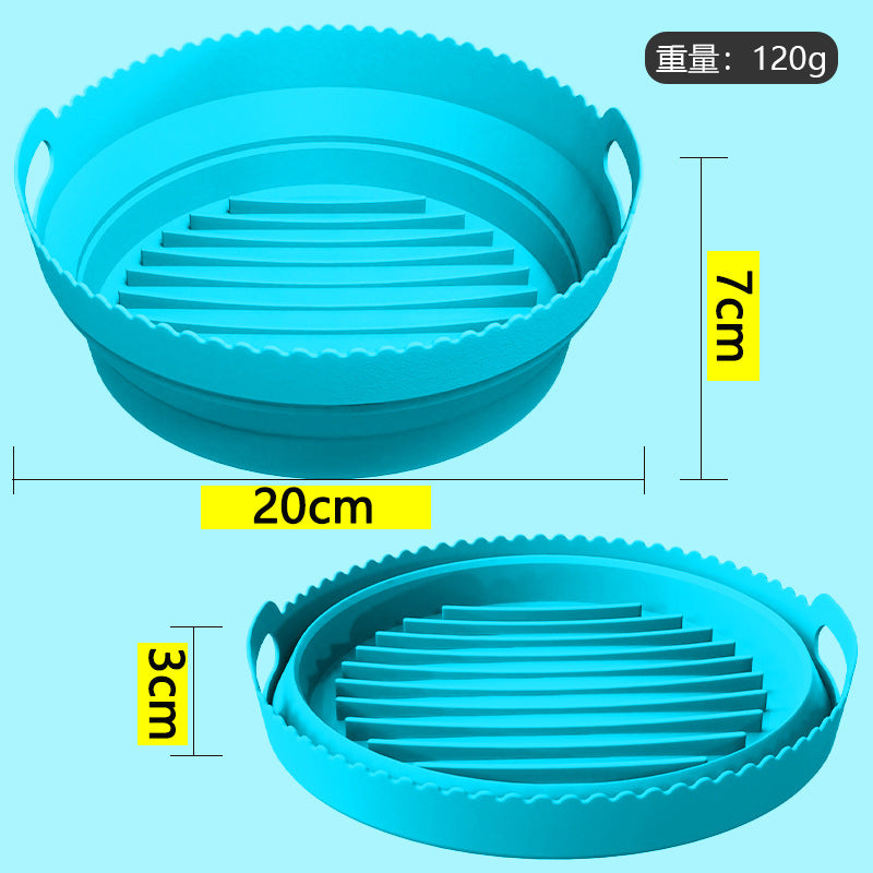 Air Fryer Silicone Pot Multifunctional Lined Fryer Grill Pan