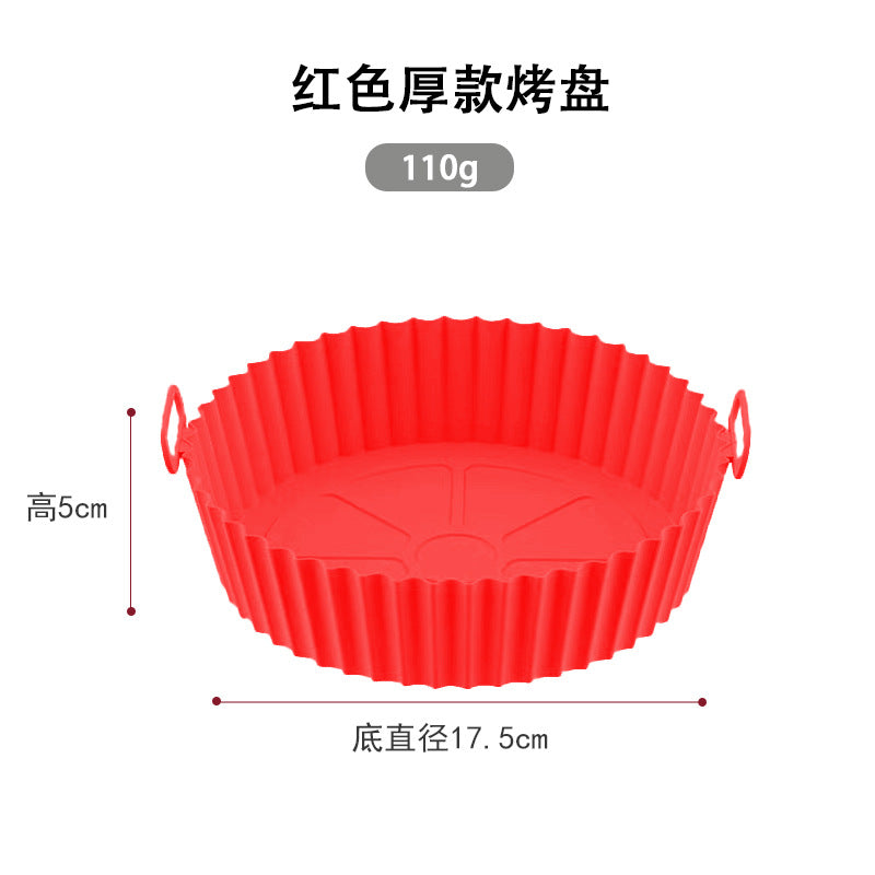 Air Fryer Silicone Pot Multifunctional Lined Fryer Grill Pan