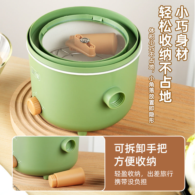 European, British, American, multifunctional student dormitory electric cooker, hot pot, noodle cooking electric hot pot, double-speed heat insulation small