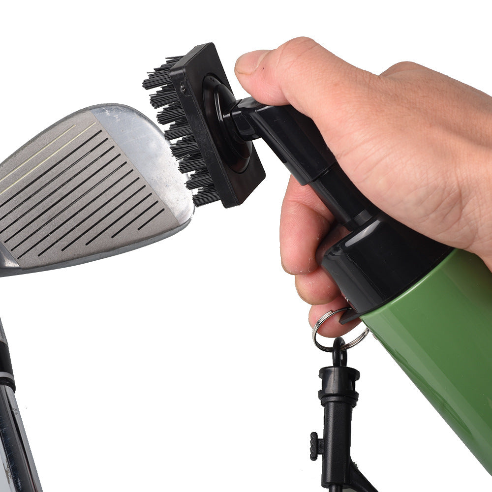 Golf cleaning brush can spray water club cleaning brush golf sprinkler brush ball head cleaning golf accessories