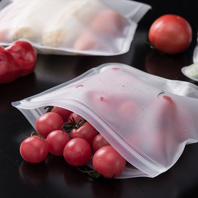 Sealed bag fresh food packaging bag self-sealing household plastic bag thickened refrigerator storage frozen sub-bag preservation