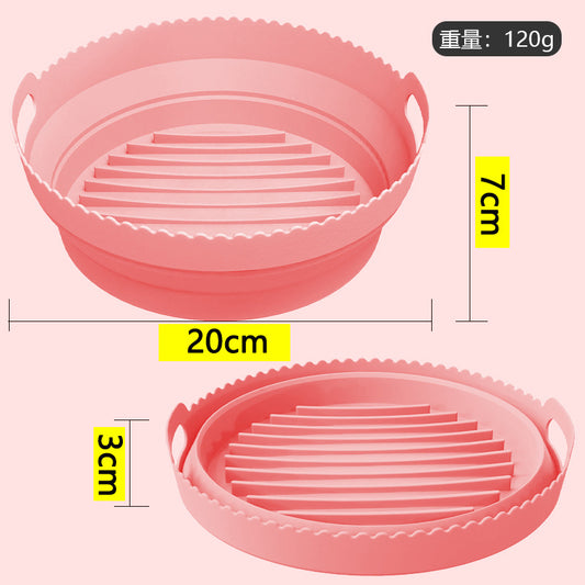 Air Fryer Silicone Pot Multifunctional Lined Fryer Grill Pan